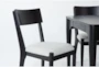 Austen 72-90" Extendable Dining With Upholstered Bench + Upholstered Chair Set For 6 - Detail