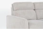 Nalia Oyster 98" 2 Piece High Back Convertible Sleeper Sectional with Right Arm Facing Storage Chaise - Detail