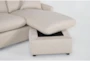 Cozy Linen 84" Sofa with Reversible Chaise - Detail