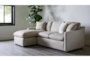 Cozy Linen 84" Sofa with Reversible Chaise - Room