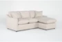 Cozy Linen 84" Sofa with Reversible Chaise - Signature