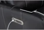 Hylman Black Leather Zero Gravity Recliner with Power Headrest, USB & Built-in Battery - Detail