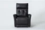 Hylman Black Leather Zero Gravity Recliner with Power Headrest, USB & Built-in Battery - Signature