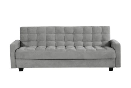 Deserae Tufted Convertible Sofa Bed with Storage