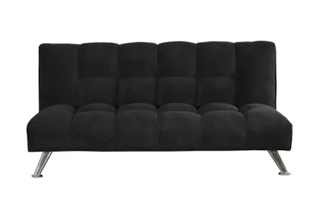 Alrick Black Tufted Convertible Sofa Bed