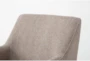 Belinha II Taupe Swivel Glider Arm Chair - Detail