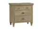 Eloise Natural 3-Drawer Nightstand With Power Outlets & USB - Signature