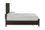 Eloise Black Queen Wood Panel Bed With Storage - Side