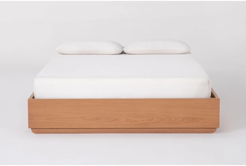 Catania Queen Wood Platform Bed - 360