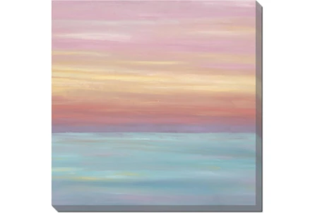 36X36 Cotton Candy Sunset Gallery Wrap Canvas