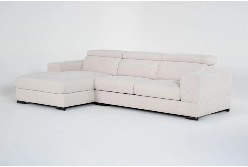 Braxton 2 Piece Sliding Seat Sectional with Left Arm Facing Chaise & Adjustable Headrest - 360