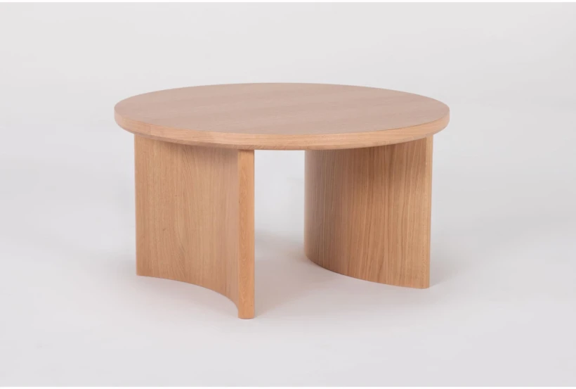 Catania Modern Round Coffee Table - 360