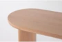 Catania Modern Oval Console Table - Detail