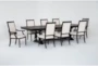 Chapleau III 92-120" Extendable Dining With Side Chair + Arm Chair Set For 8 - Side