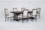 Chapleau III 92-120" Extendable Dining With Side Chair Set For 6 - Side