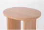 Catania Modern Oval End Table - Detail