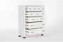 Wade White II 5-Drawer Chest - Side