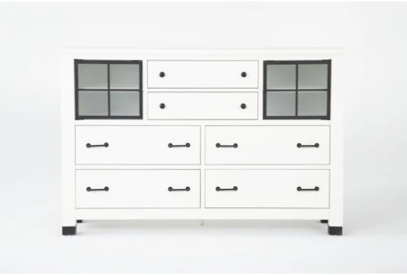 Wade White II 6-Drawer Dresser - Main