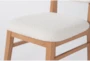 Catania Modern Boucle Dining Chair - Detail