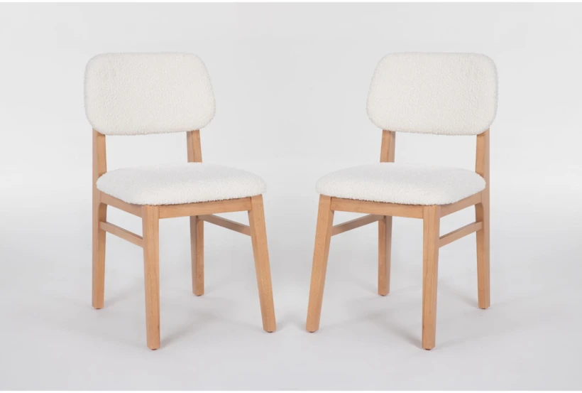 Catania Modern Boucle Dining Chair Set Of 2 - 360