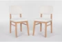 Catania Modern Boucle Dining Chair Set Of 2 - Signature