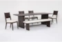 Nomad 98" Dining With Bench + Side Chair Set For 6 - Side