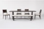 Nomad 98" Dining With Bench + Side Chair Set For 6 - Signature