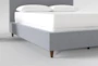 Dean Charcoal Queen Upholstered 3 Piece Bedroom Set With Larkin Espresso II Chest & Nightstand - Detail