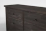 Dean Charcoal Queen Upholstered 3 Piece Bedroom Set With Larkin Espresso II Dresser & Nightstand - Detail
