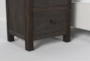 Dean Sand Queen Upholstered 3 Piece Bedroom Set With Larkin Espresso II Dresser & Nightstand - Detail