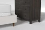 Dean Sand Twin Upholstered 3 Piece Bedroom Set With Larkin Espresso II Chest & Nightstand - Detail