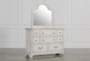 Kincaid White II 8-Drawer Dresser/Mirror - Signature