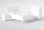 Larkin White Full Panel 3 Piece Bedroom Set With Chest & Nightstand - Signature