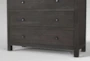 Larkin Espresso Twin Wood Storage 3 Piece Bedroom Set With Chest & Nightstand - Detail