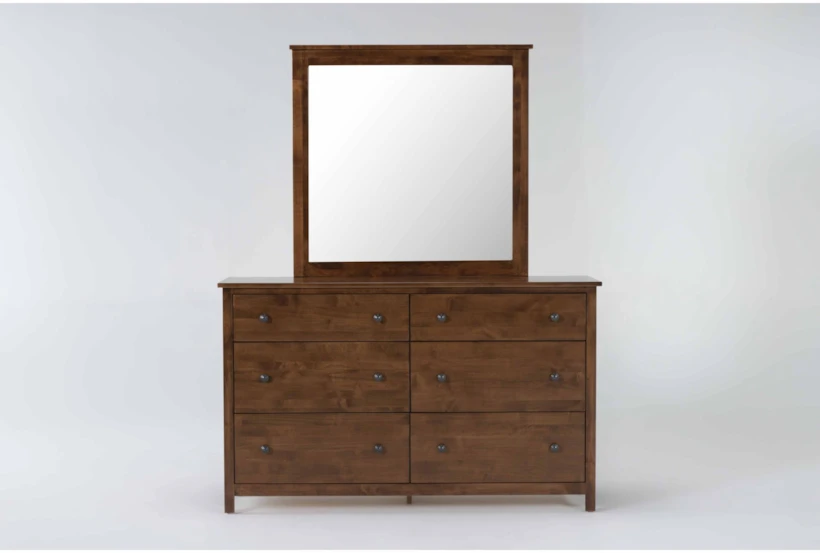 Carson II 6-Drawer Tall Dresser/Mirror - 360