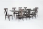 Barton Dew II 80-104" Extendable Dining With Side Chair Set For 8 - Side
