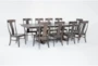 Barton Dew II 80-104" Extendable Dining With Side Chair Set For 10 - Side