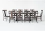 Barton Dew II 80-104" Extendable Dining With Side Chair Set For 10 - Signature