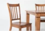 Hartfield Toffee II 66-90" Extendable Dining With Side Chair Set For 6 - Detail
