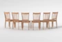Hartfield Chocolate II Dining Side Chair Set Of 6 - Back