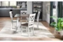 Everly White 2 Tone Dining Set For 4 - Room