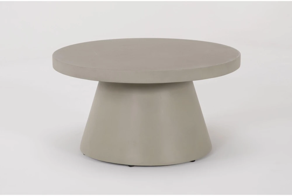 Madrid Concrete Outdoor Round Coffee Table