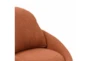 Haylen Saffron Boucle Swivel Lounge Chair - Detail