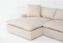 Utopia Sand 127" 2 Piece Sectional With Left Arm Facing Oversized Chaise - Detail