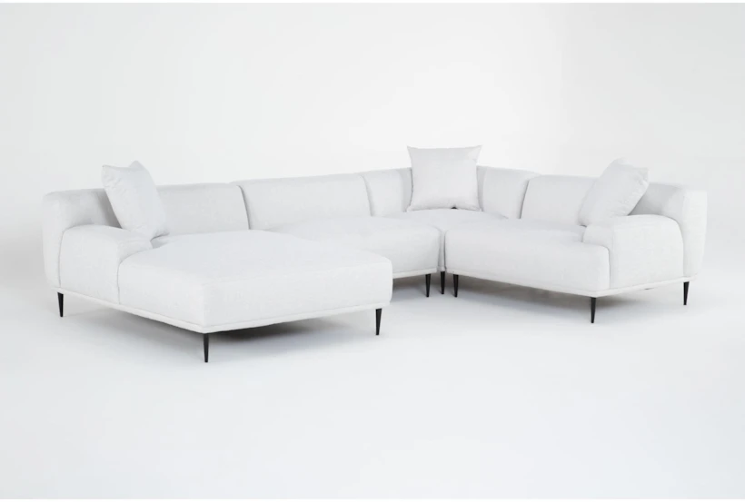 Kenai Pearl 117" 4 Piece Sectional with Left Arm Facing Chaise - 360
