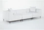 Kenai Pearl 108" 3 Piece Sofa with 2 Corners, 1 Armless Chair - Side