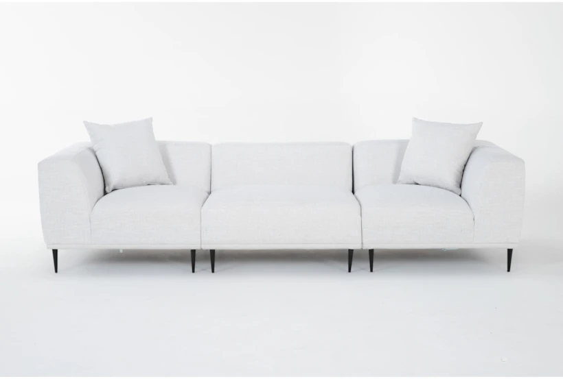 Kenai Pearl 108" 3 Piece Sofa with 2 Corners, 1 Armless Chair - 360