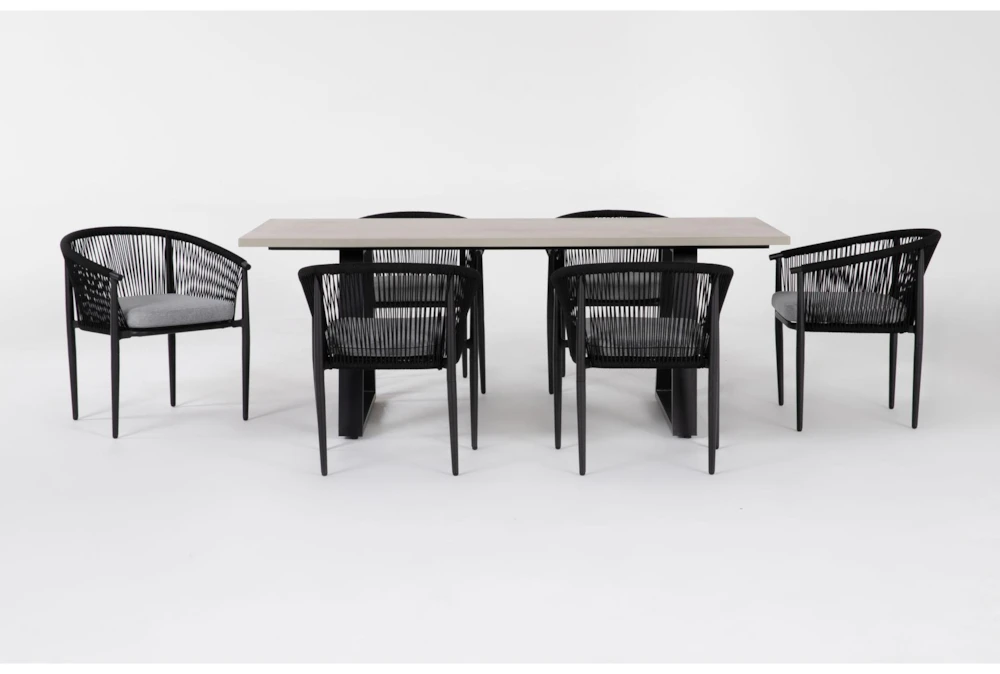 Madrid 78" Outdoor Dining Set For 6