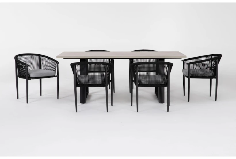 Madrid 78" Outdoor Dining Set For 6 - 360