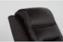 Theo Leather Power Recliner with Power Headrest & USB - Detail